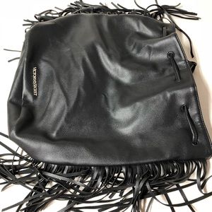 Victoria secret black backpack